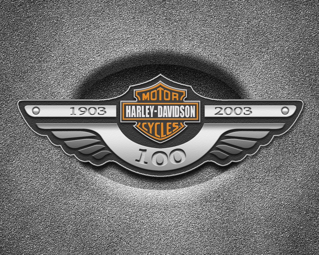 harley davidson logotipo metal