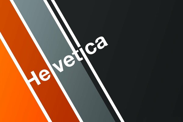 Typografische Inschrift helvetica geneigt