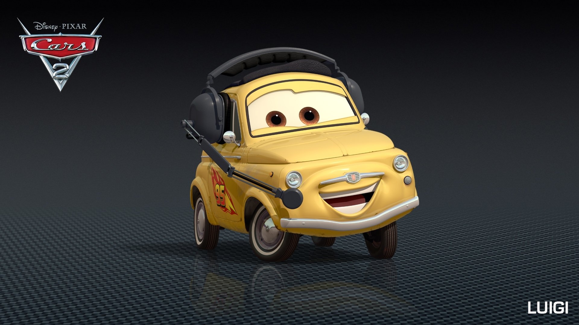 auto cartone animato disney pixar luigi