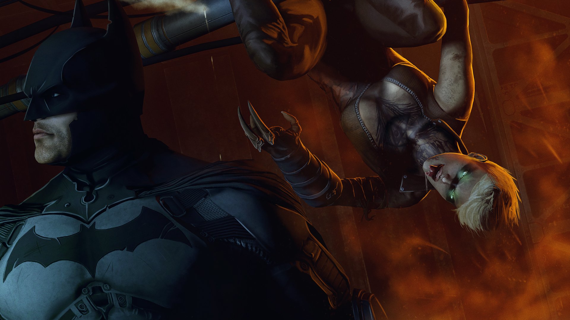 batman arkham origins miedzianka batman: arkham origins fan art dziewczyna czarny charakter bohater kostium dc comic