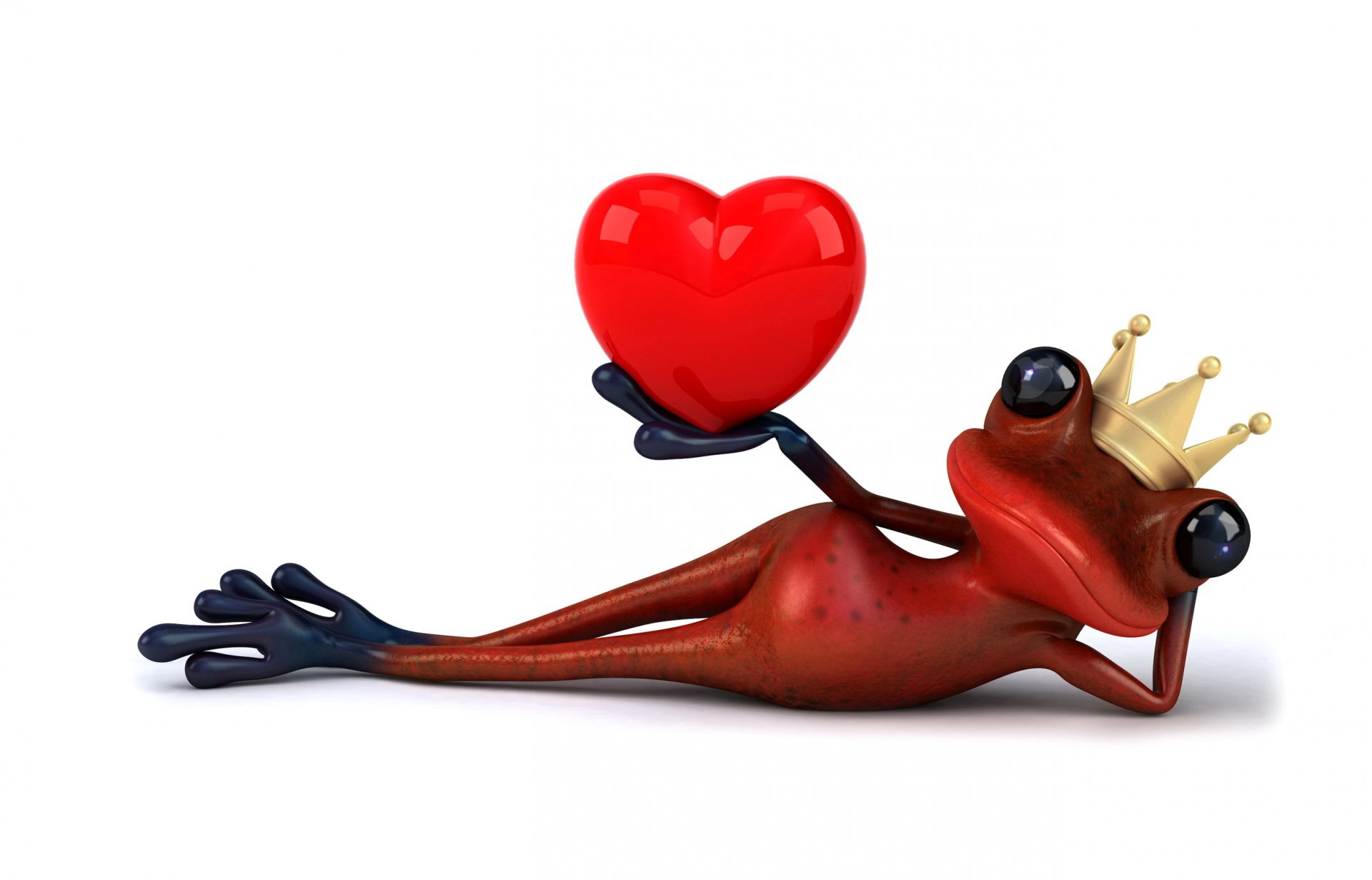 frog 3d love prince