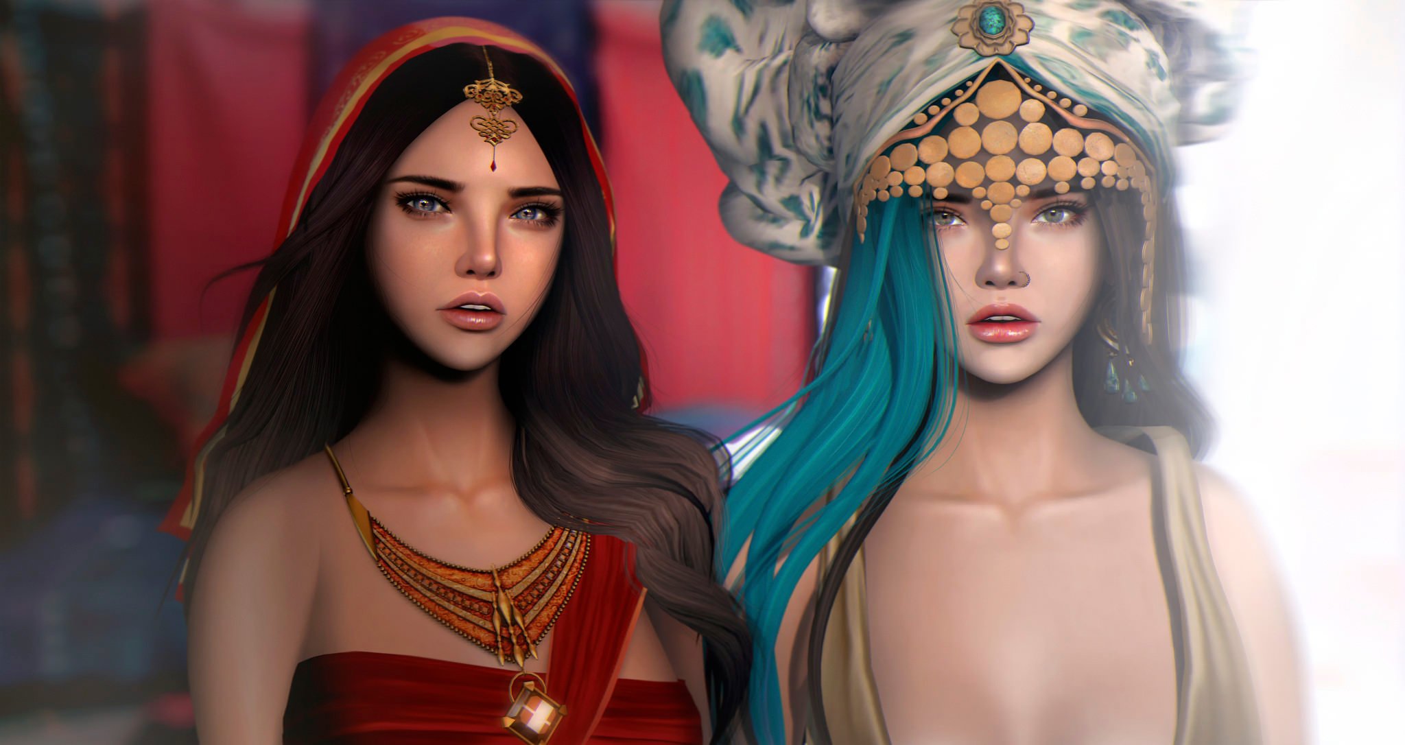 ʏoni ragazze 3d gioielli