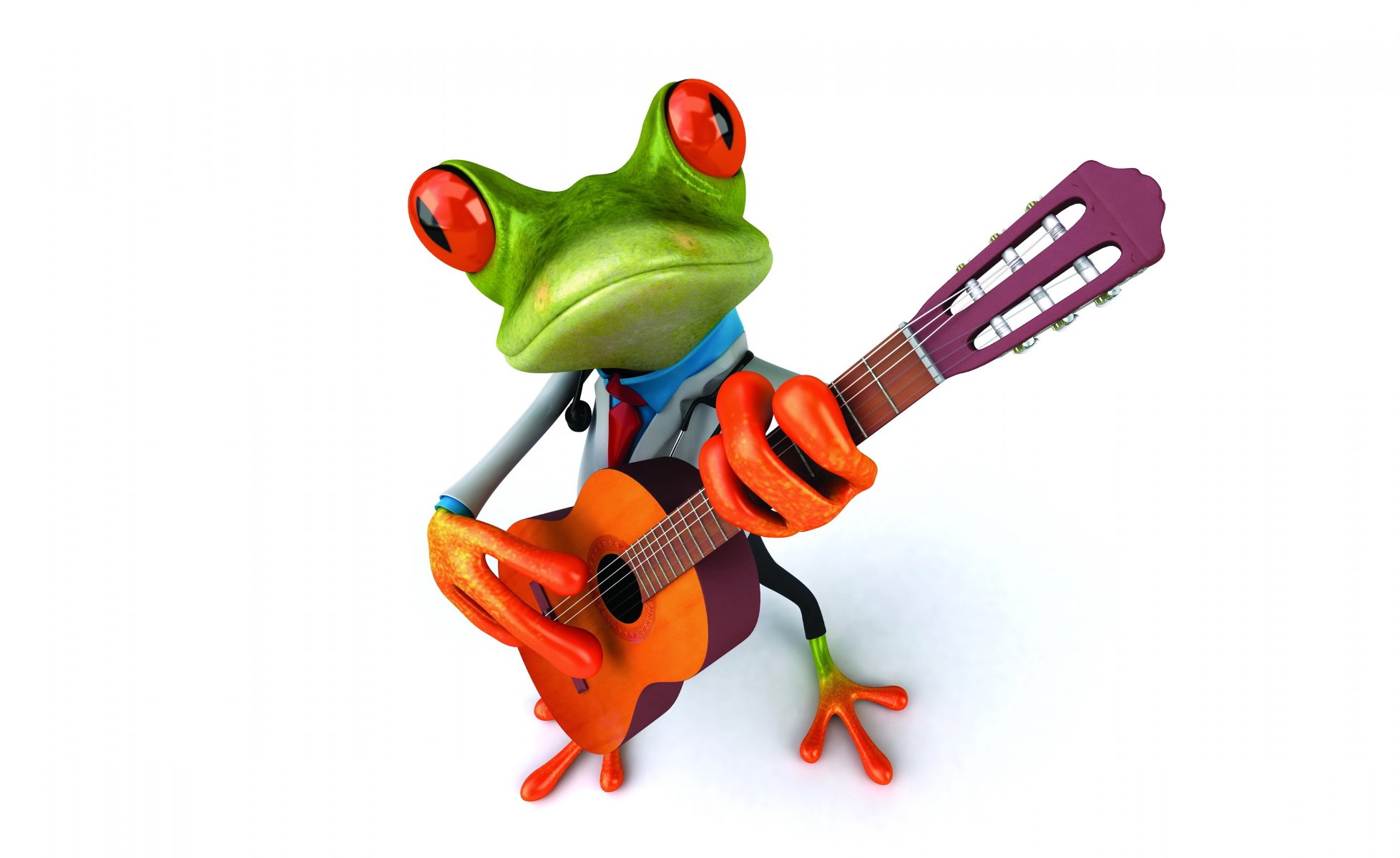 żaba 3d gitara