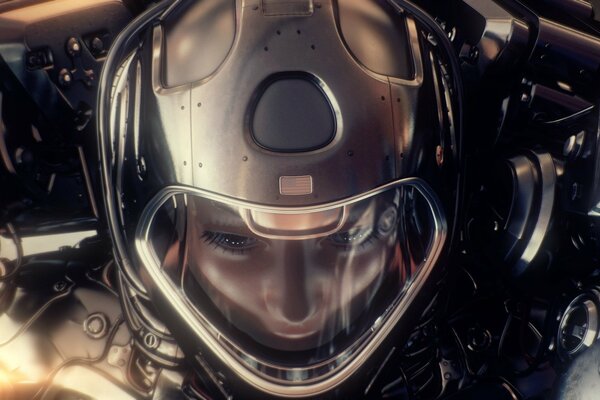 The girl in the spacesuit opens up the future to us