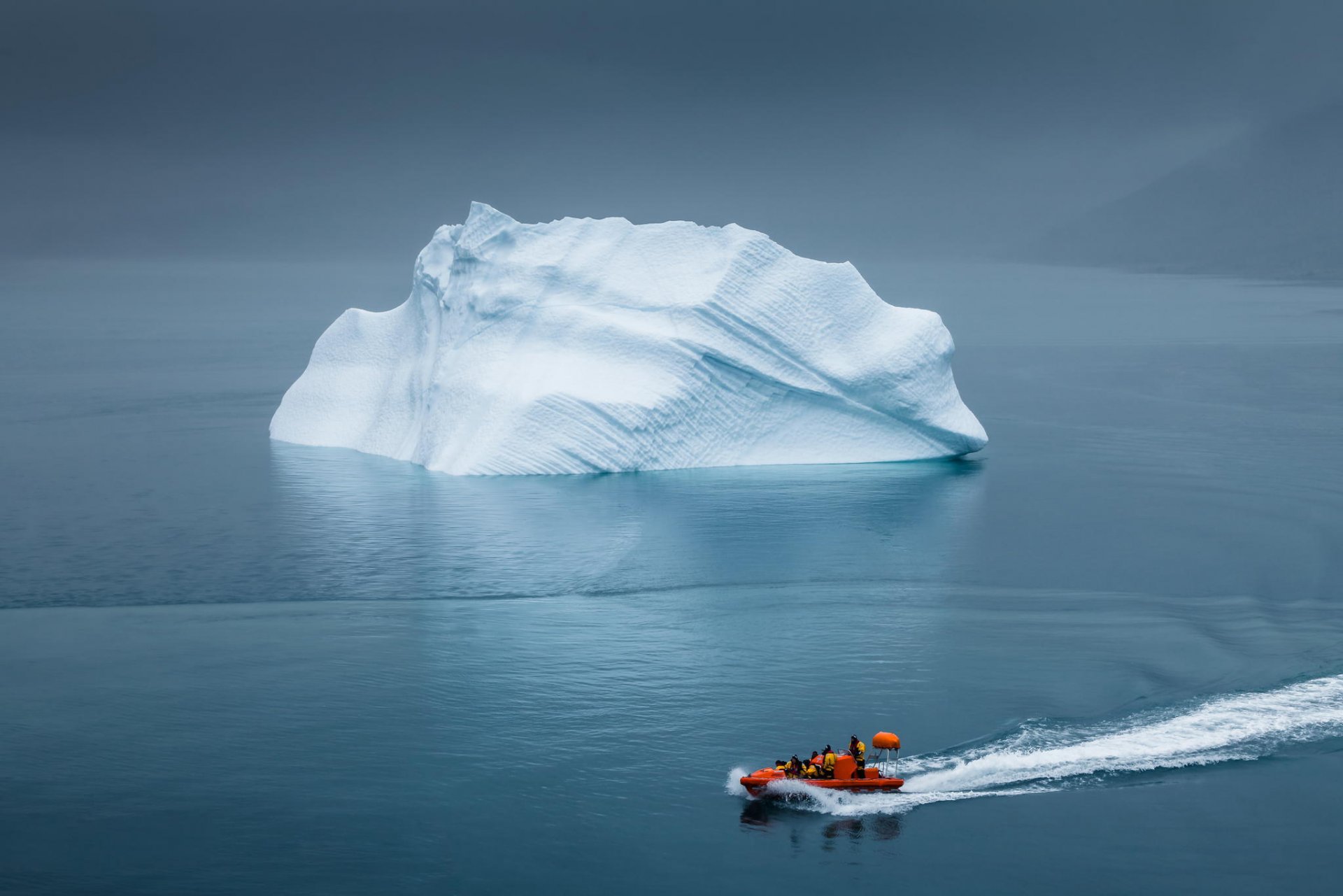 le groenland l iceberg lifeboat