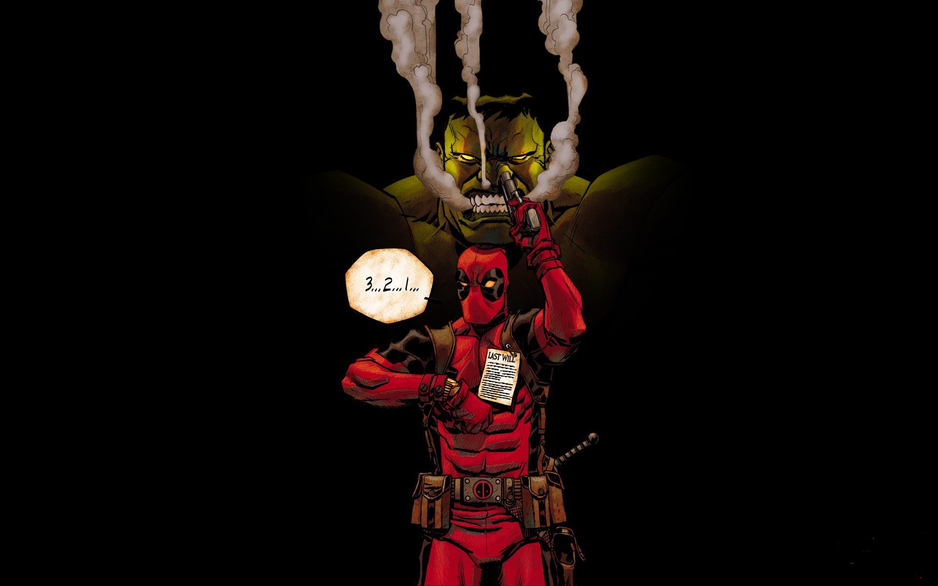 deadpool hulk comics picture