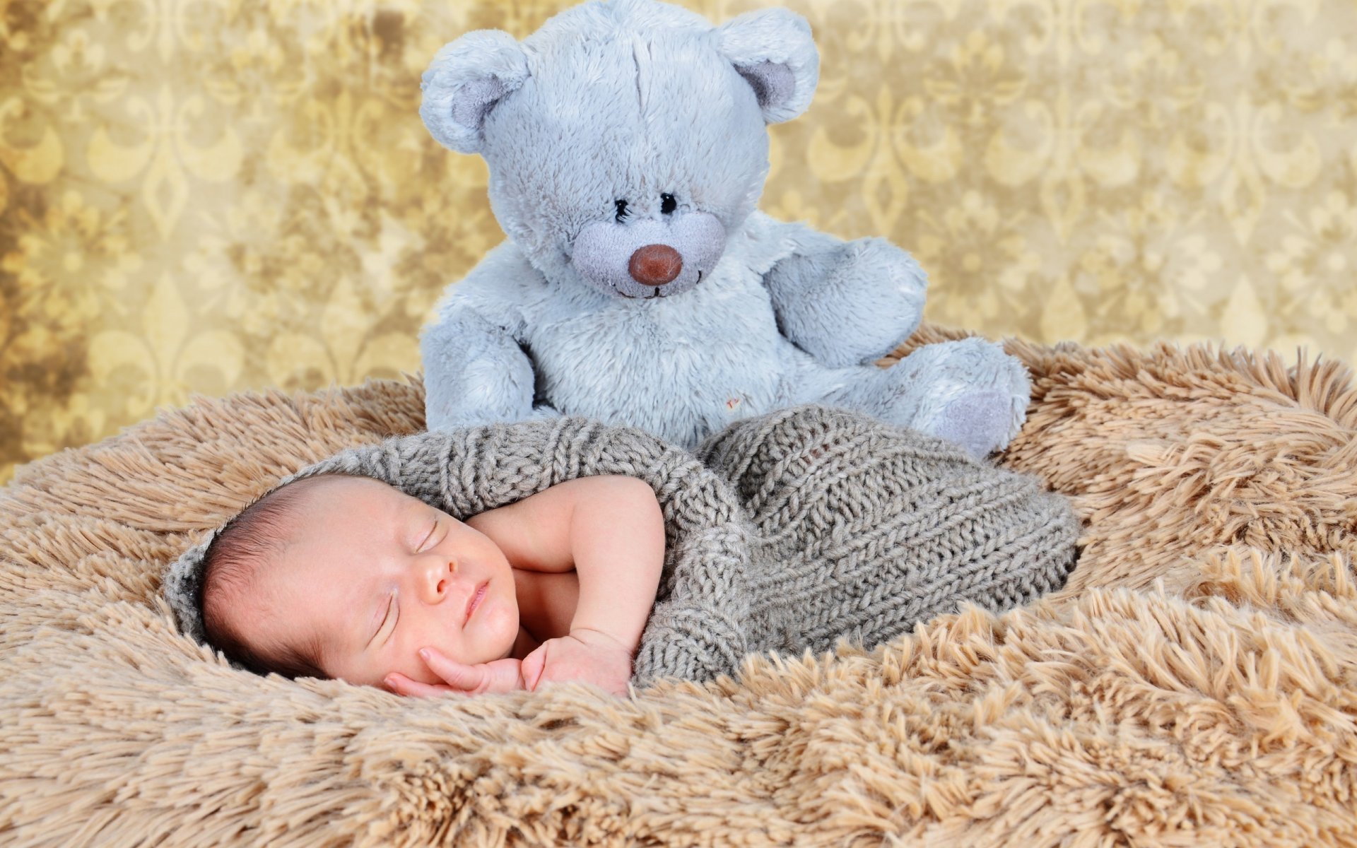 baby schlaf spielzeug teddybär pelz