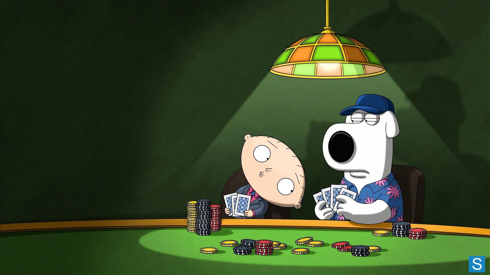 family guy poker look brian dog stewie