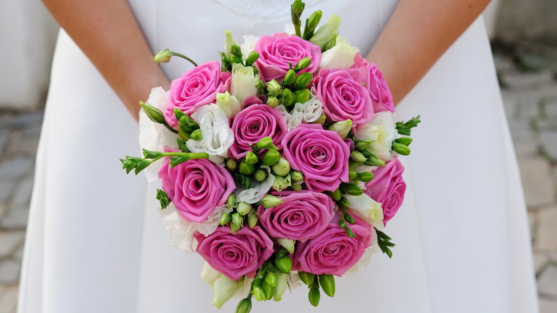 sposa matrimonio bouquet ragazza