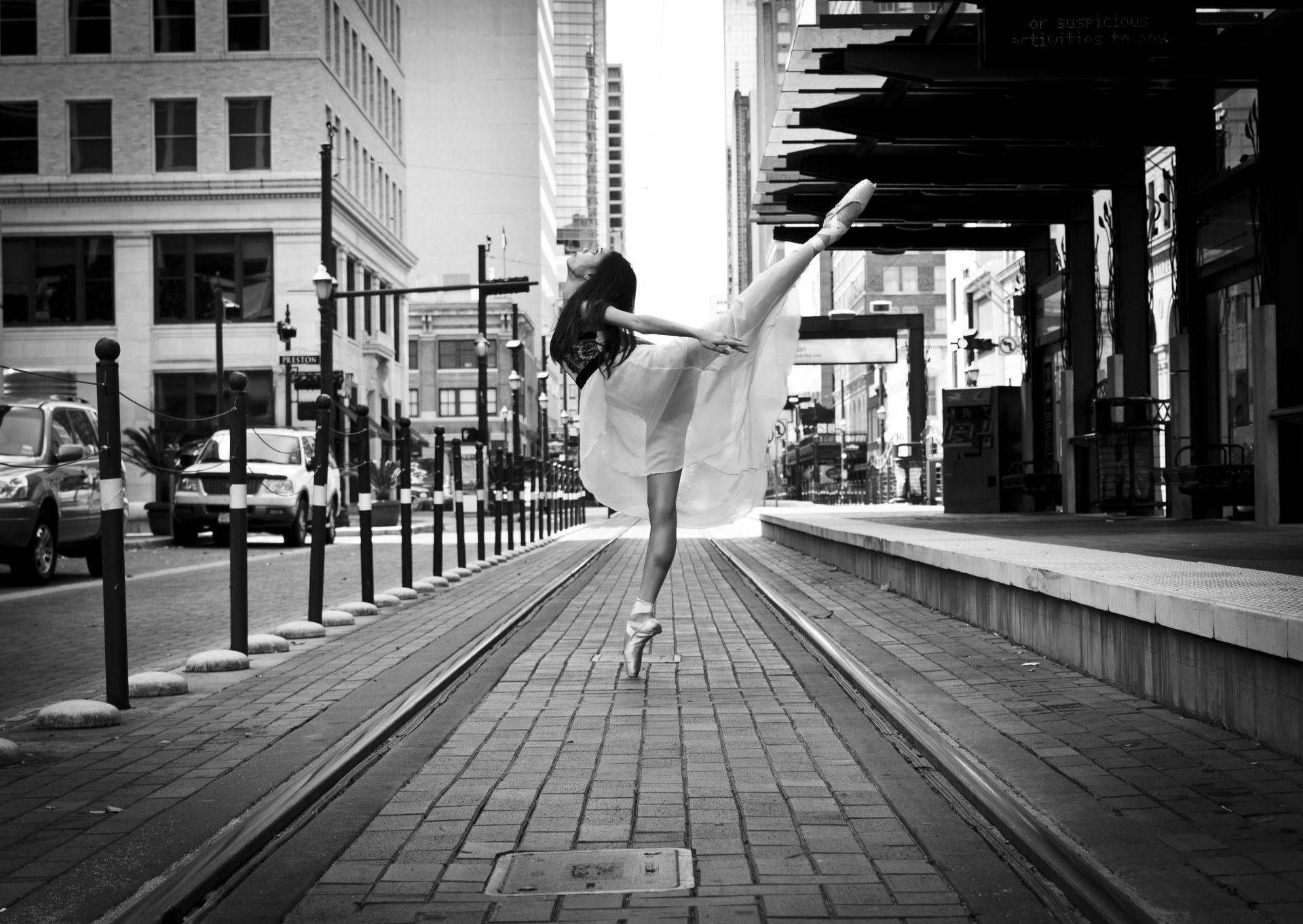 girl ballerina street dance