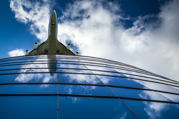 Avión sobre la situación de la casa