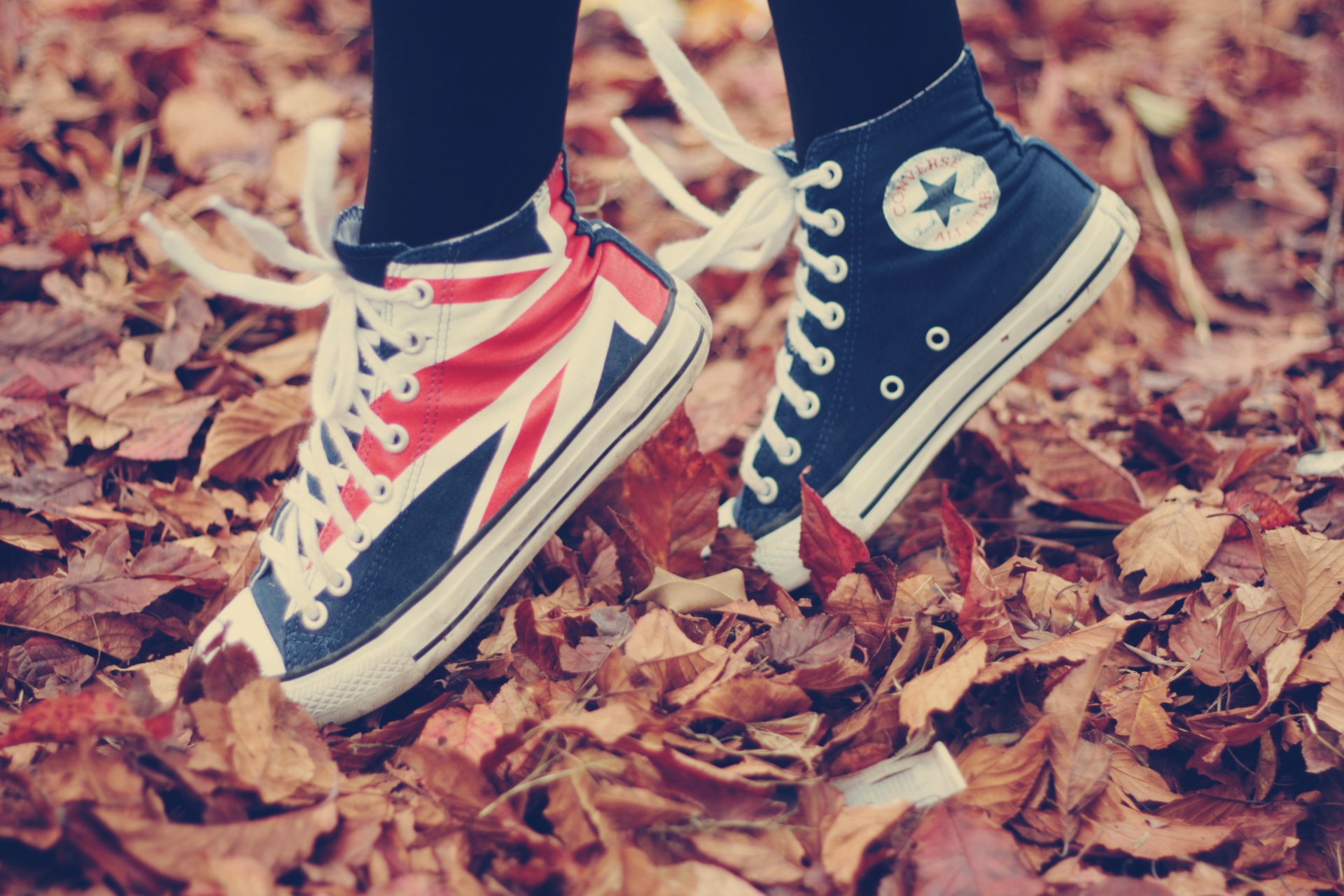 ituations situation sports movement sneakers shoes socks flag nature leaves foliage autumn fallen leaves background. wallpaper