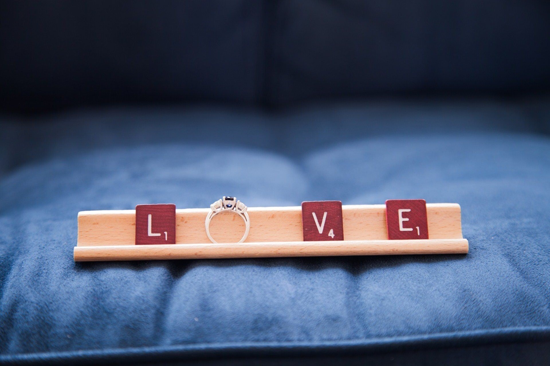 amour lettres bague photo