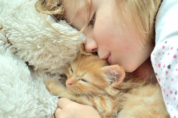 Amor infantil a los pequeños amigos