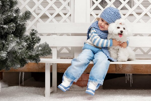 Le conte d hiver de l amour des enfants envers les animaux