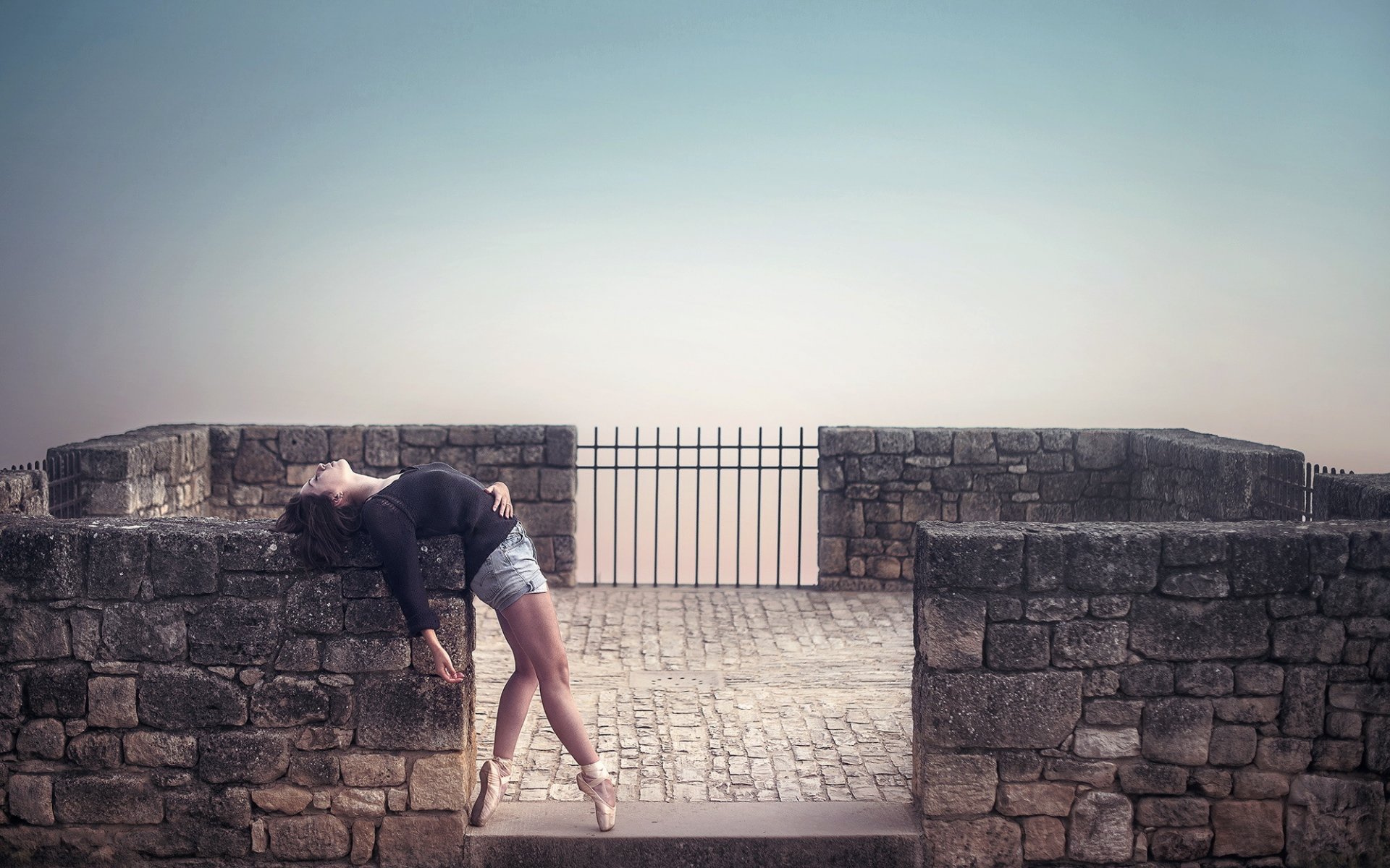 girl ballerina pose