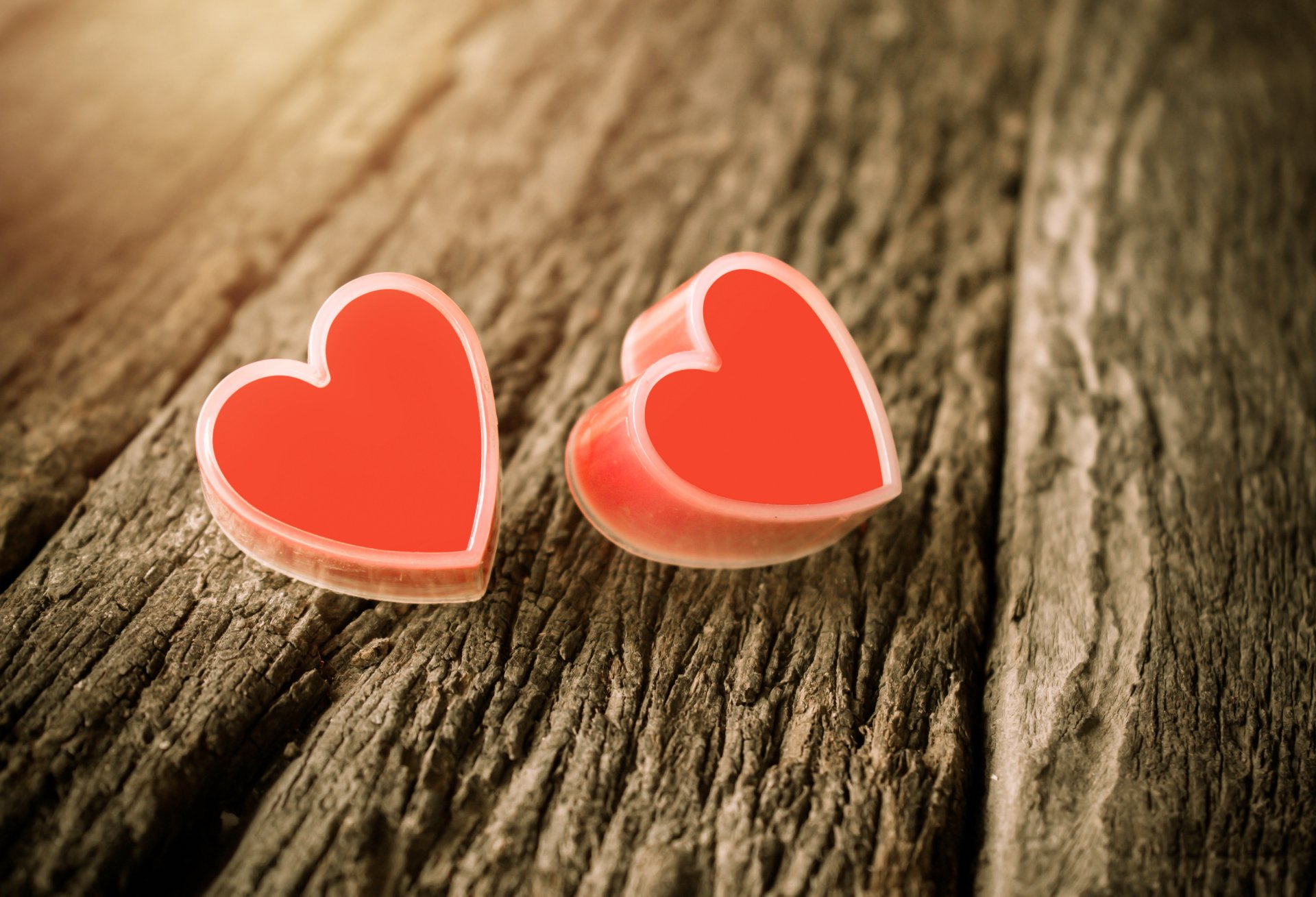 vintage amour romantique le bois le coeur