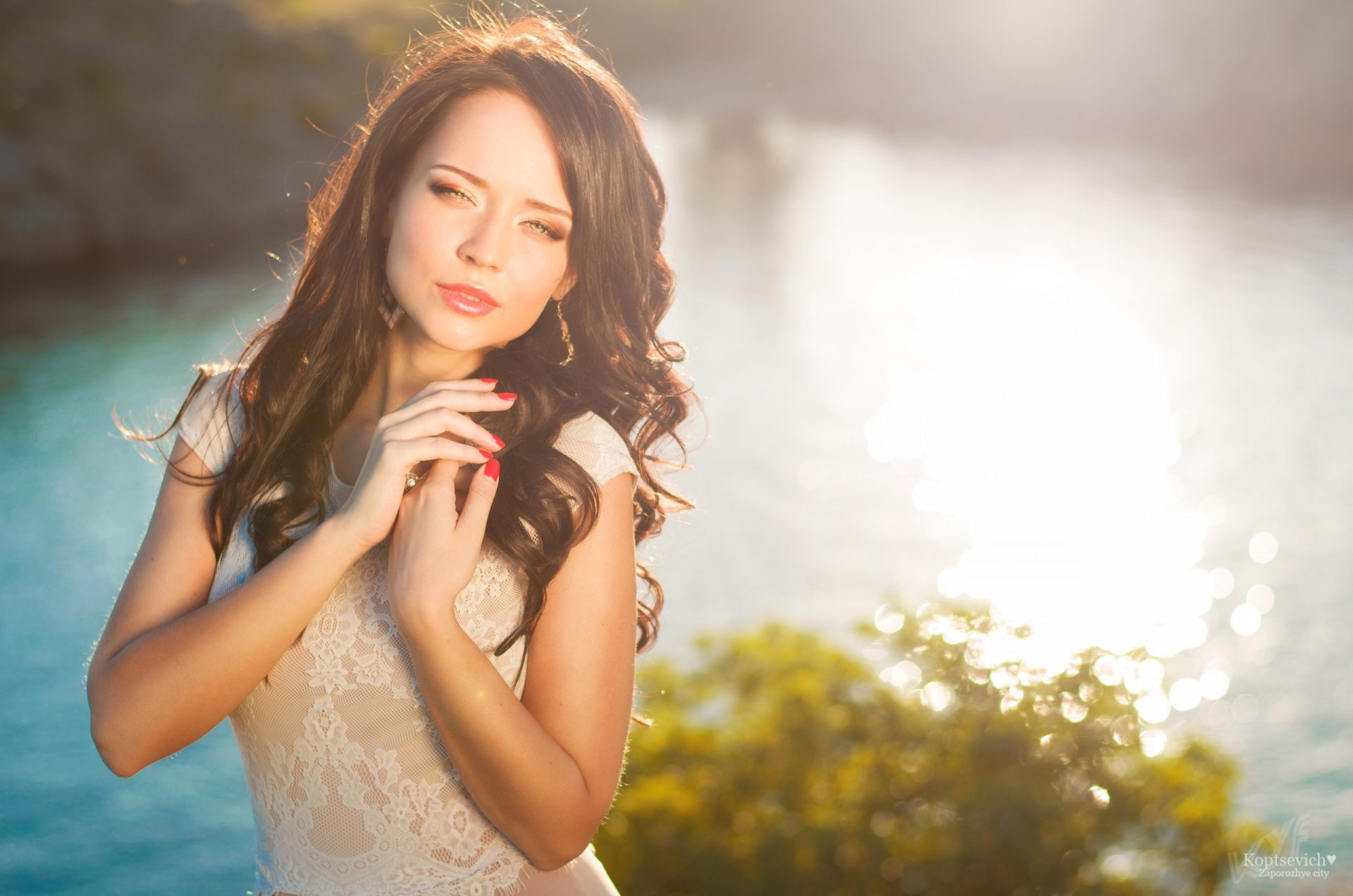 girl angelina petrova brunette ukrainian beautiful beauty sweet joy charm tenderne