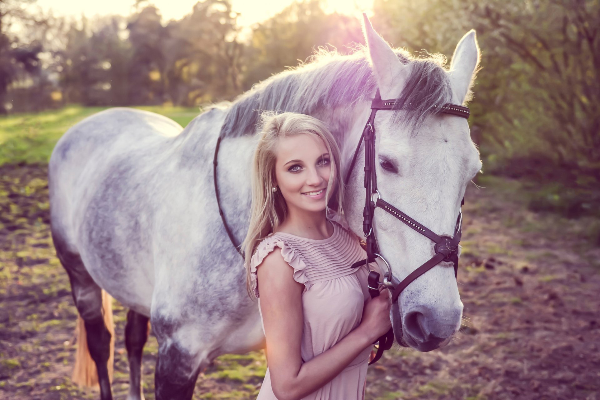 lisette ragazza lisette lubbers cavallo sorriso