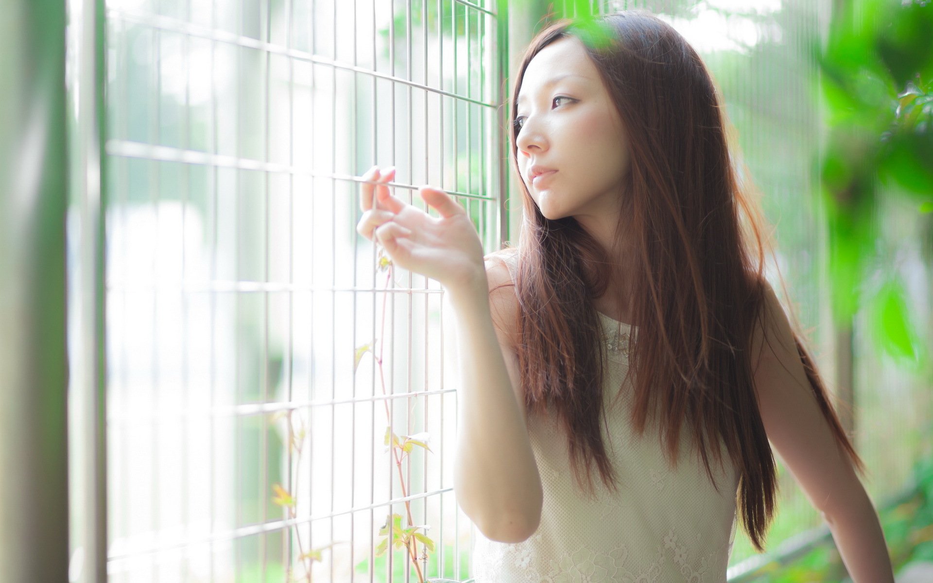 ragazza asiatica luce umore