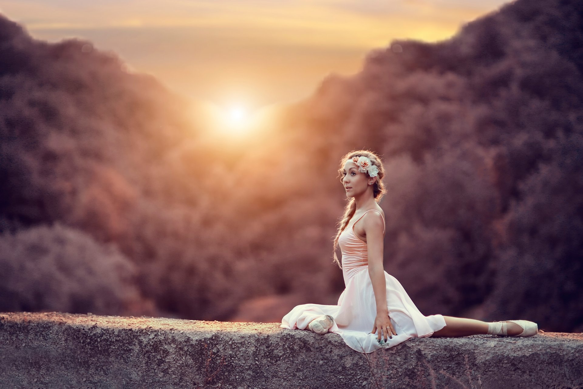 reflection of soul ballerina pointes sun alessandro di cicco