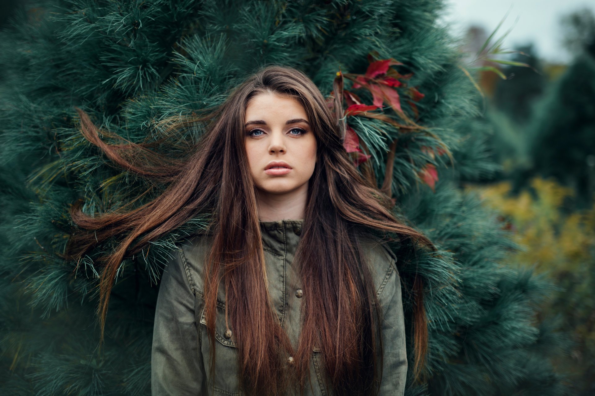 emma jesse herzog portrait charme les cheveux l aiguillette automne