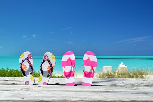 Summer holidays at the sea