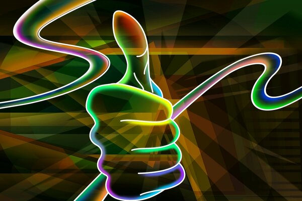 Creative abstraction of luck and luck