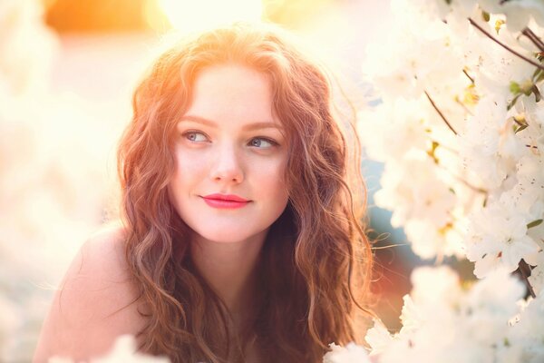 A girl with makeup on a children s photo shoot
