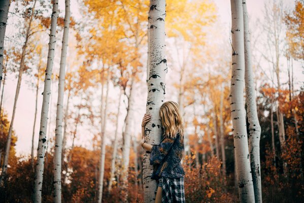 L automne, l humeur de fille de la forêt