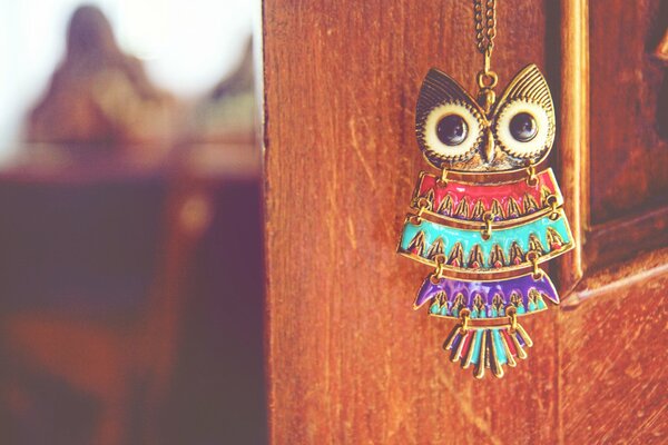 Incredibly beautiful owl pendant