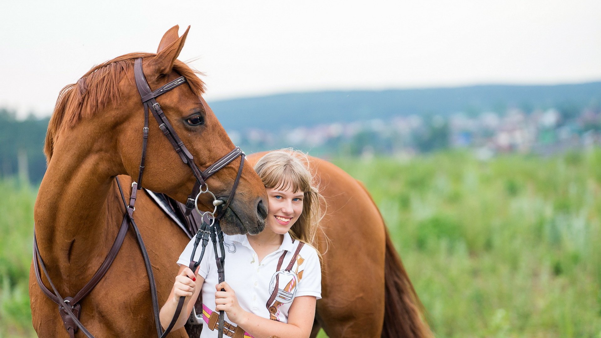 chica caballo estado de ánimo