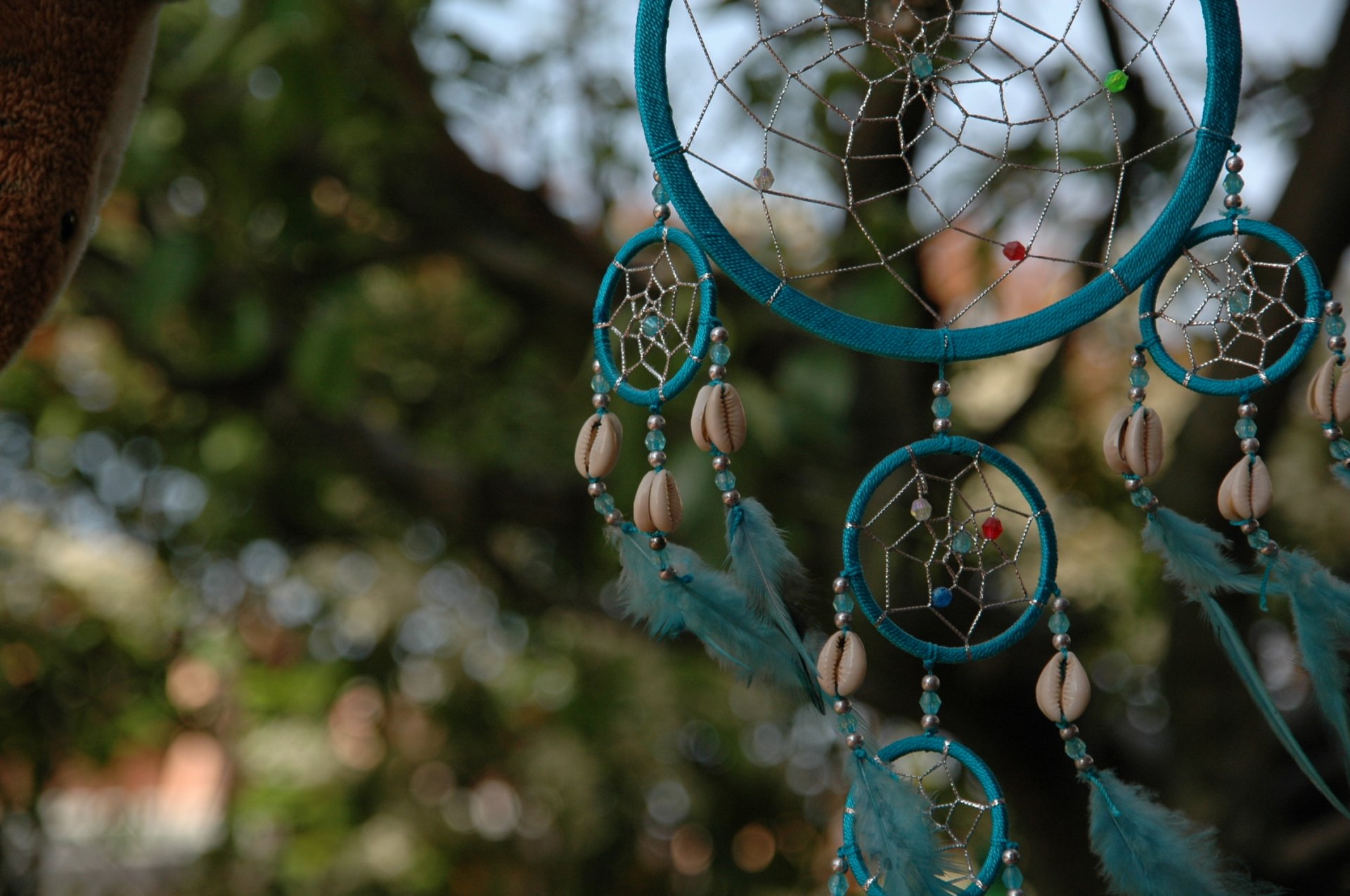 dreamcatcher talisman amulette plumes