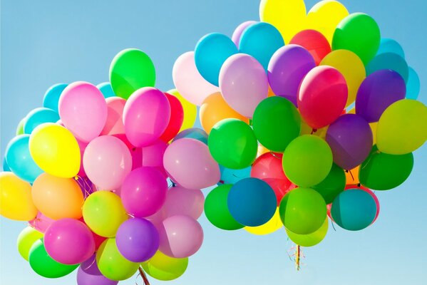 Globos en el cielo