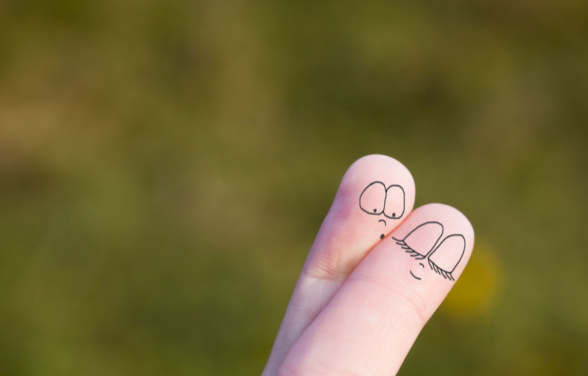 moods fingers fingers smiles drawing little men blur love background wallpaper widescreen fullscreen widescreen