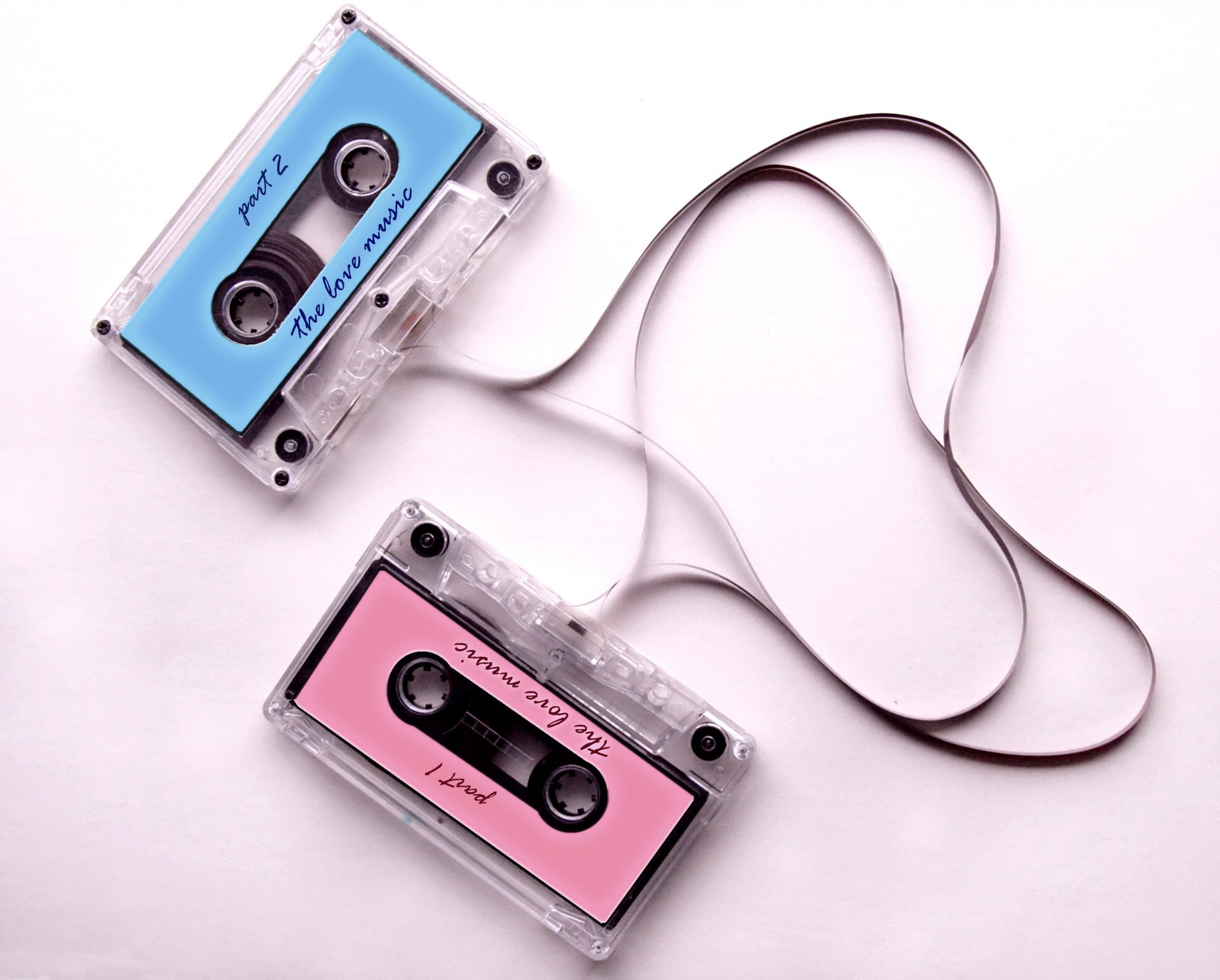 cassettes bandes coeur humeur