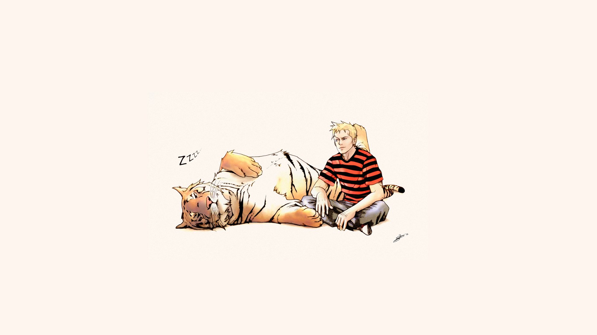 calvin et hobbes art alternatif dessin guy tigre amitié