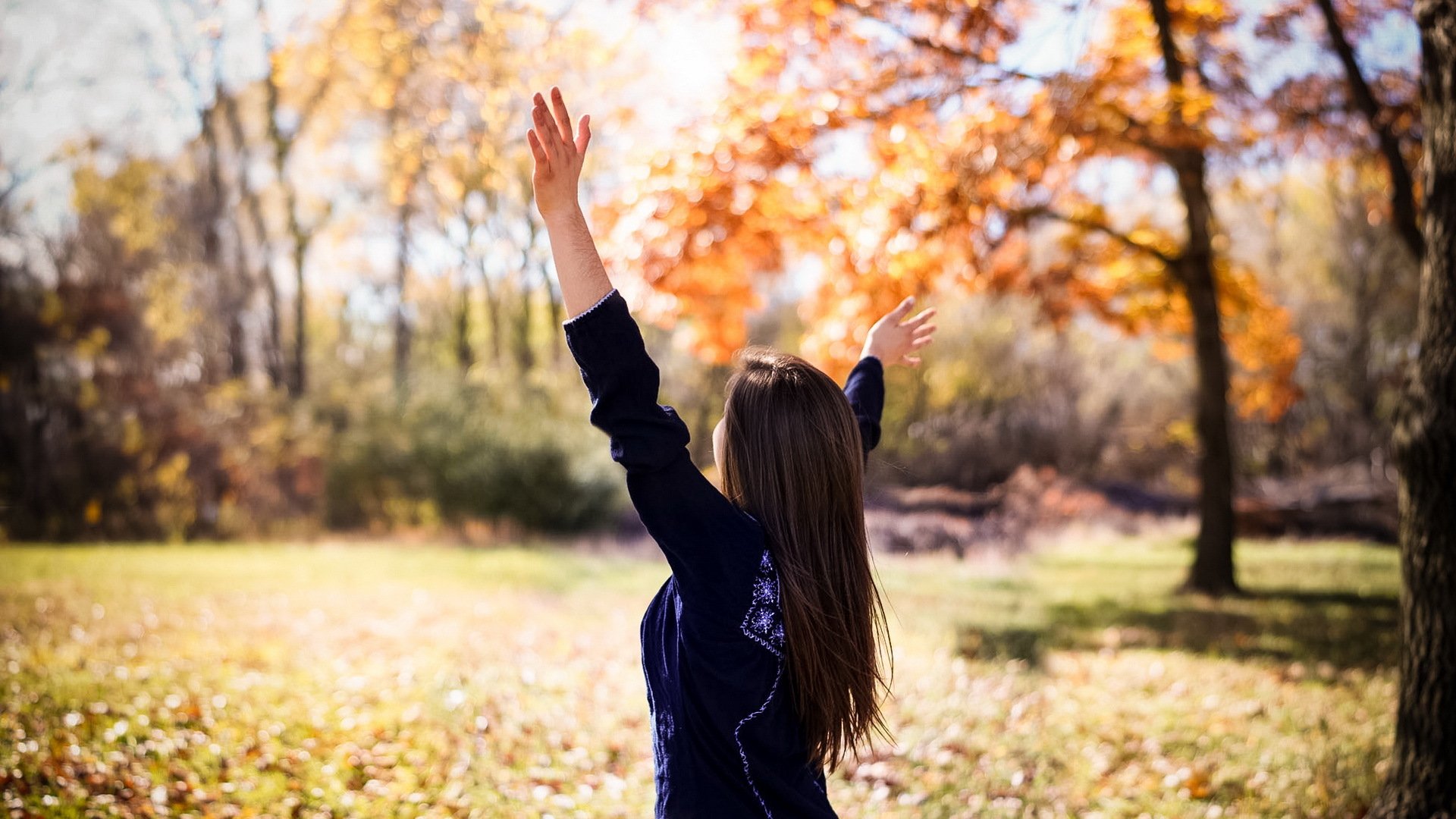 autumn girl mood