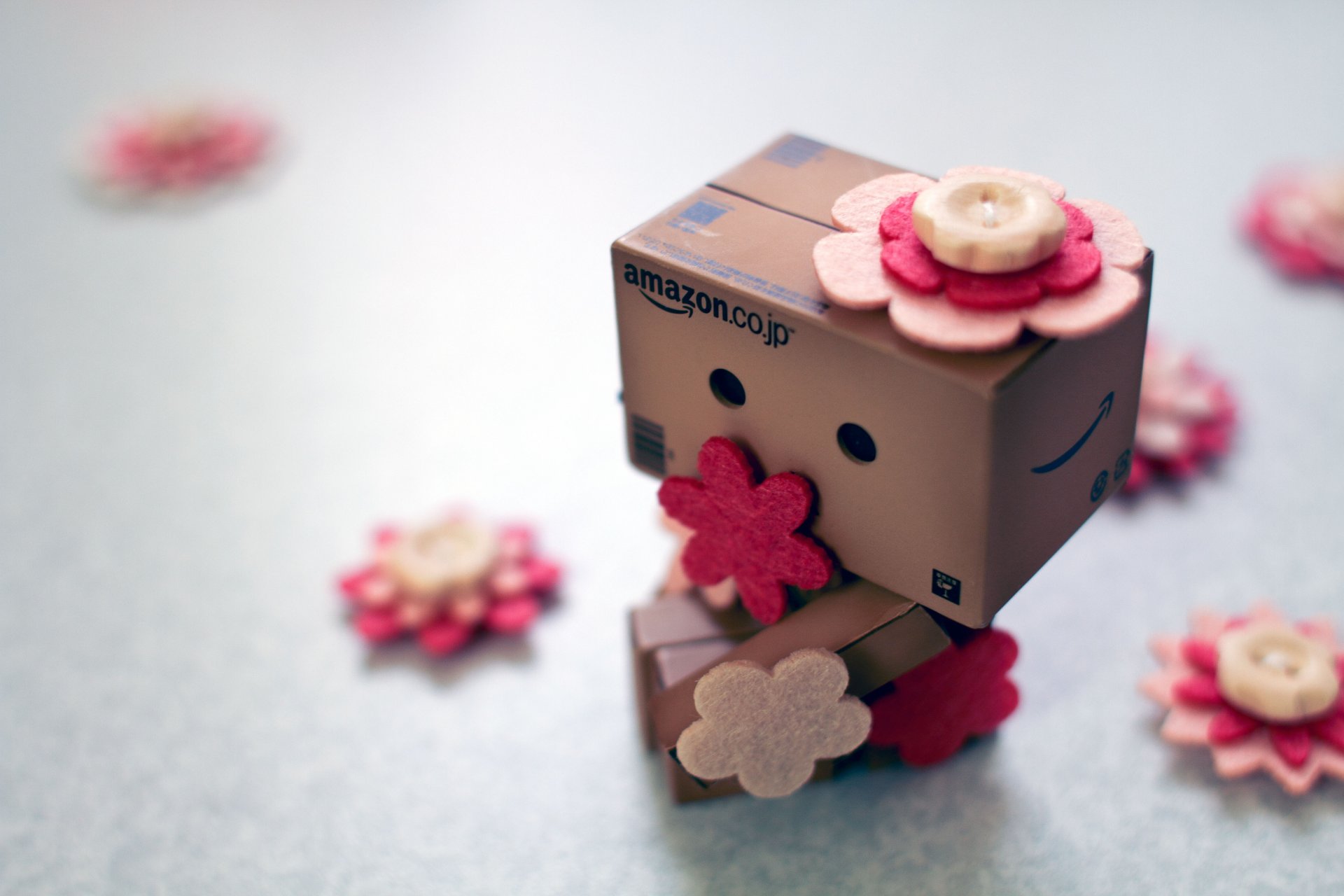 danbo amazon box boxes flower button