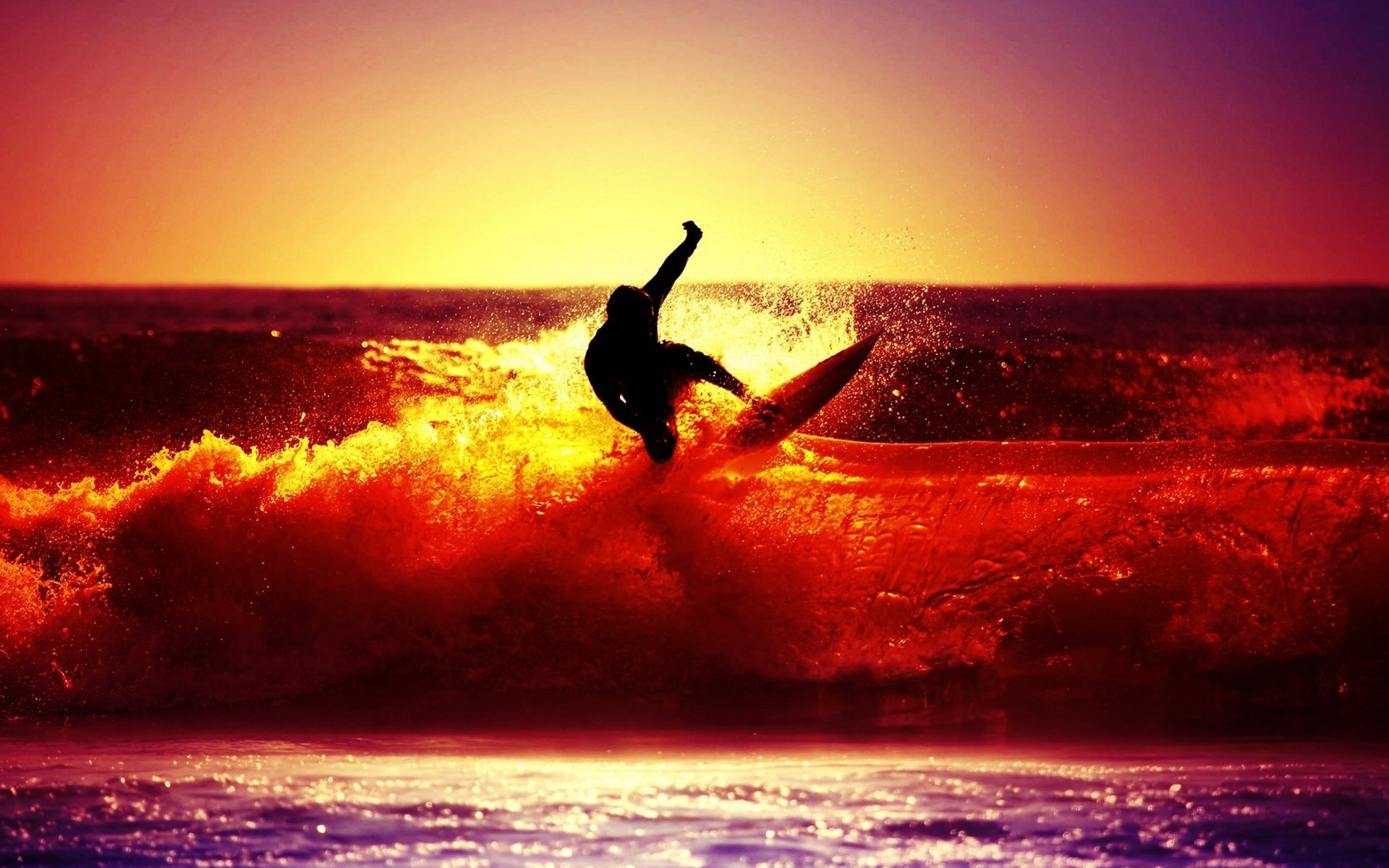 mood guy men man sunset sun sky silhouette surfing sports sea river waves spray background wallpaper