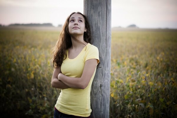 Sfondo ritratto di idee ragazza