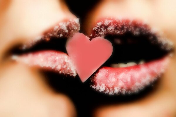 Love through sweet lips