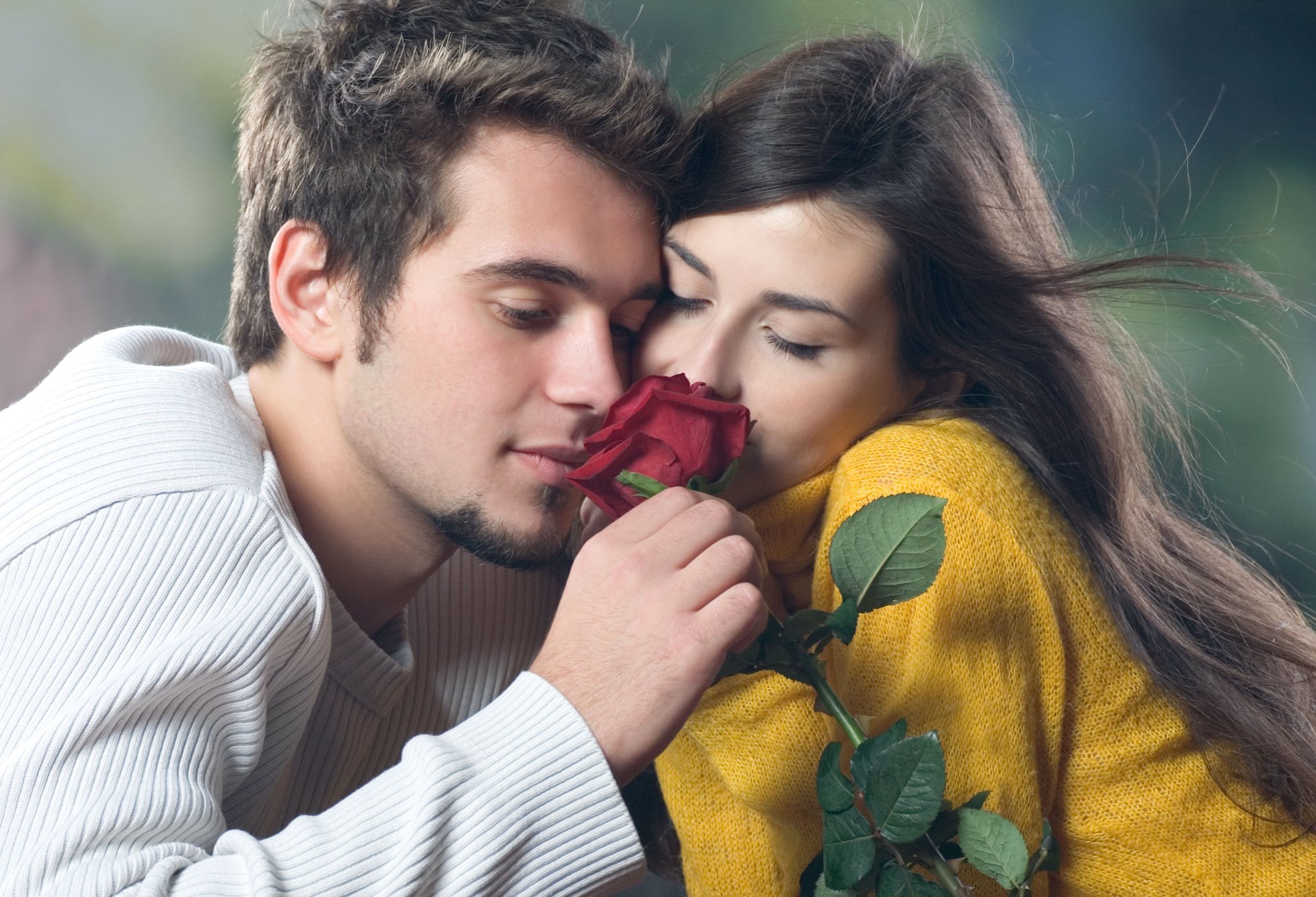 love photo close-up pleasure relationship desire boyfriend girlfriend romance red rose tenderne