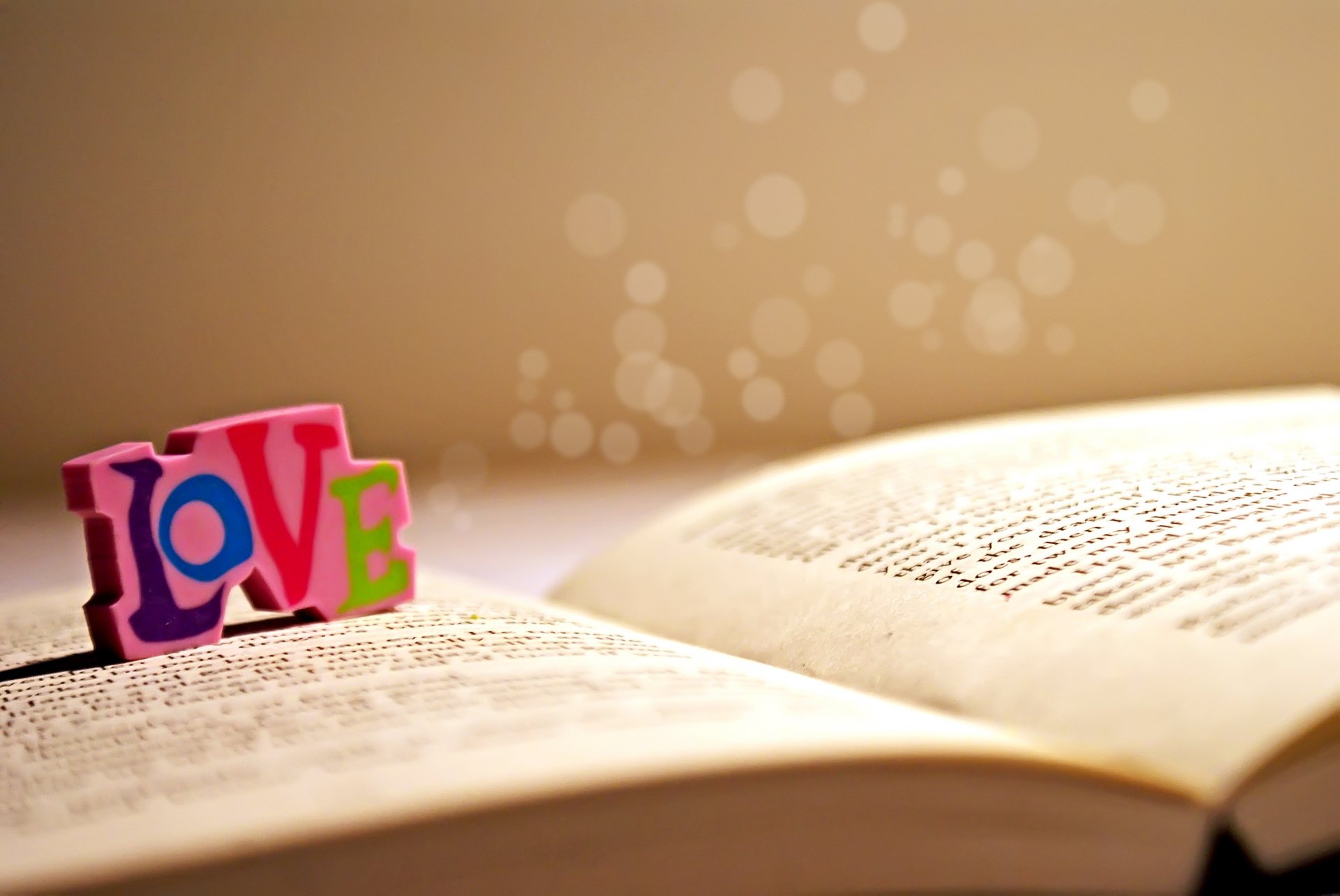 love book letters words gum