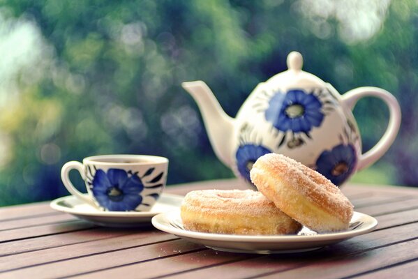 Image positive de gâteaux pour le dessert