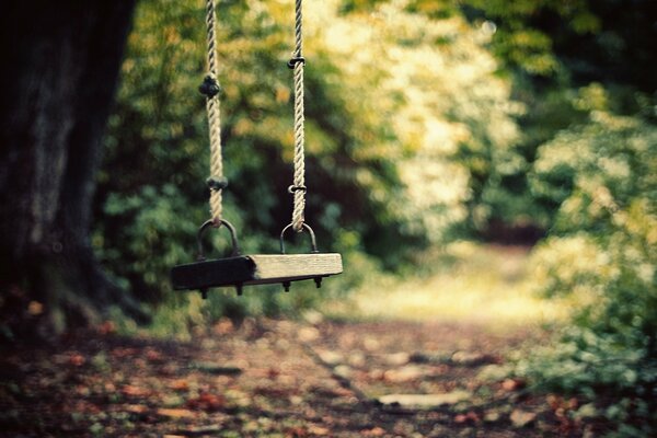 Autumn, swing, good mood