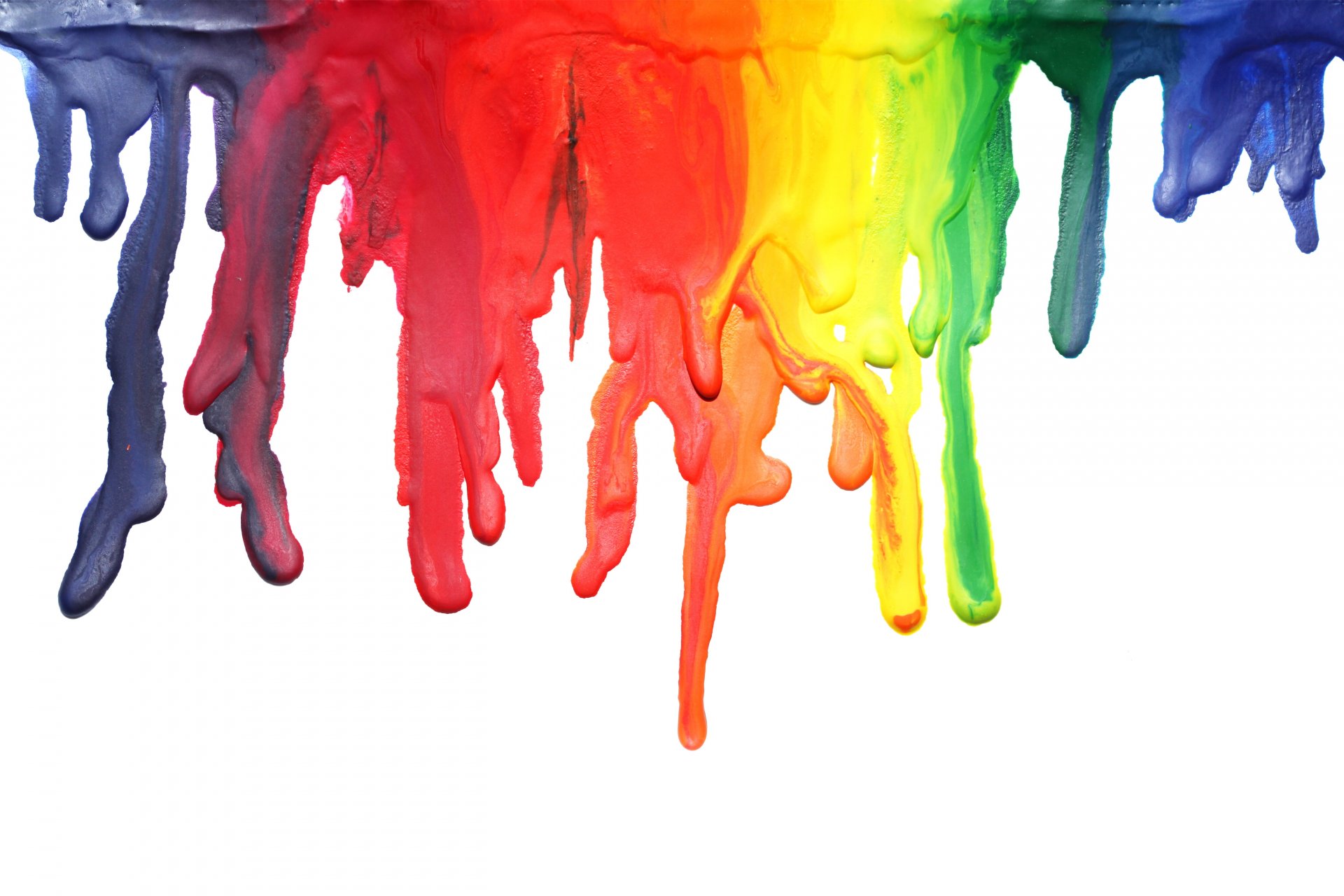 paint acrylic colors dripping streak