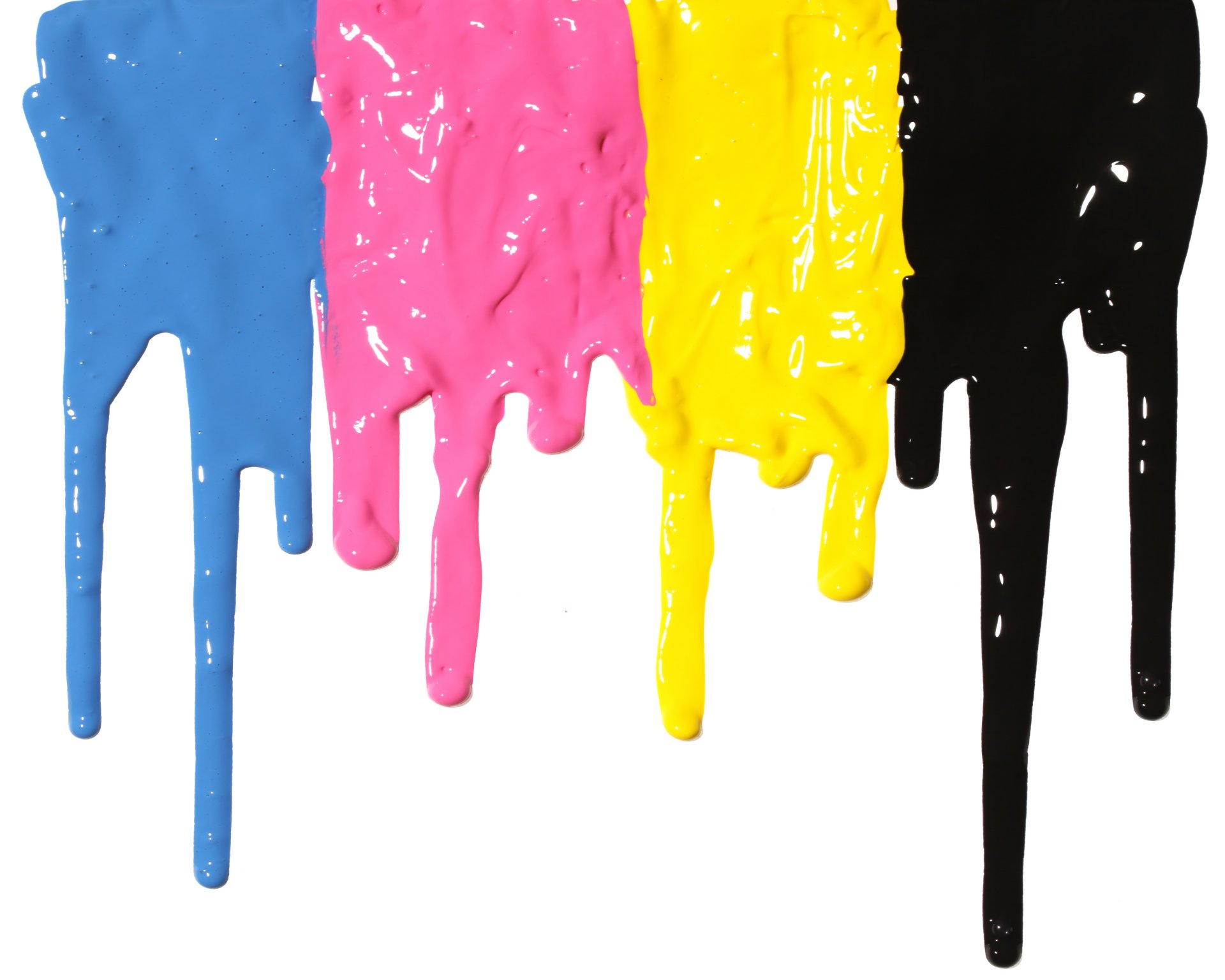 paint acrylic colors dripping streak