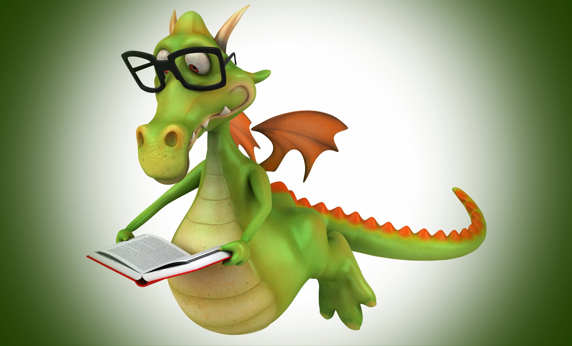 le crocodile les ailes les lunettes le livre la lecture