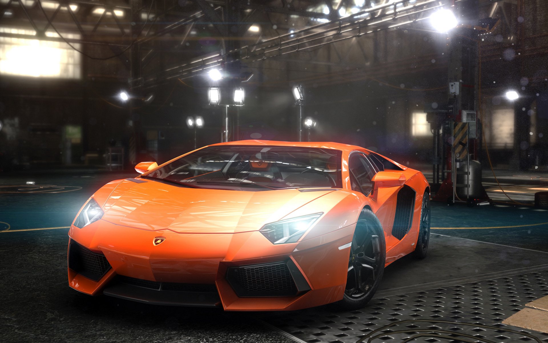 машина суперкар lamborghini aventador